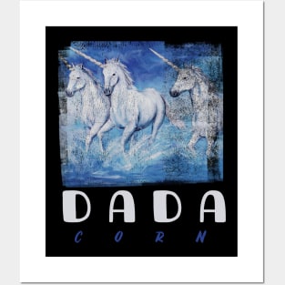 dadacorn ,unicorn dad Posters and Art